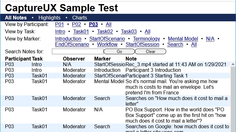 Usability Test Report: CaptureUX